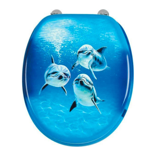 WC prkénka s motivem