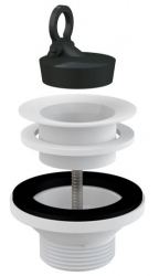 ALCA A32 Výpust umyvadlová 5/4" s plastovou mřížkou Ø63 mm