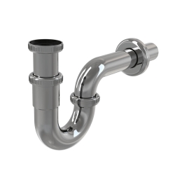 ALCA A432 Sifon umyvadlový „U\" kov Ø32 s převlečnou maticí 5/4\"