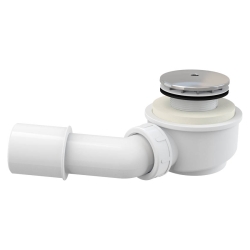 ALCA A471CR-50 Snížený vaničkový sifon 50mm, chrom, DN50