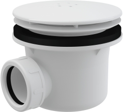 ALCA A49K-B Sifon vaničkový 90mm, bílá lesk, DN40