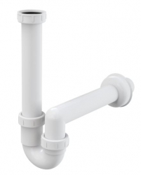 ALCA A80-DN40 Sifon dřezový trubkový s převlečnou maticí 6/4"