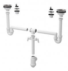 ALCA A8000 Univerzální dřezový set, DN40/50