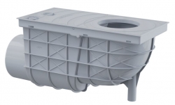 Náhled obrázku: ALCA AGV3S Univerzální lapač střešních splavenin 300×155/110 mm boční, šedá 