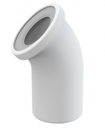 ALCA Dopojení k WC – koleno 45° A90-45