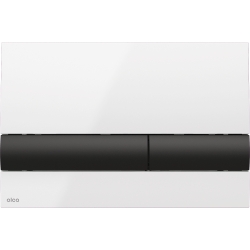 ALCA M1710-8 Ovládací tlačítko pro předstěnové instalační systémy, bílá/černá