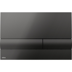 ALCA M1718 Ovládací tlačítko pro předstěnové instalační systémy (černá)