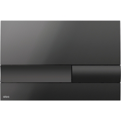 ALCA M1738 Ovládací tlačítko pro předstěnové instalační systémy (černá)