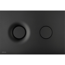 ALCA M1978 Ovládací tlačítko pro WC předstěnové instalační systémy, černá-mat