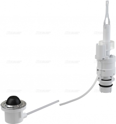 ALCA Oddálené pneumatické splachování nožní do podlahy kov - MPO12