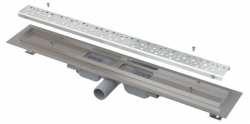 ALCA Odtokový sprchový žlab 75 cm s nerez matným roštem Antivandal APZ111-750 Low