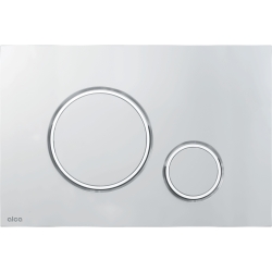 ALCA THIN M772 Ovládací tlačítko pro předstěnové instalační systémy, chrom mat/chrom lesk