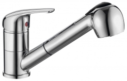 Aqualine 40 Stojánková dřezová baterie se sprchou chrom