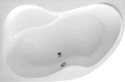 Aqualine Cidlina Rohová asymetrická vana 150x105cm levá