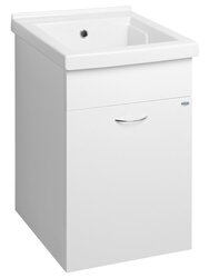 Aqualine Keramická výlevka se skříňkou, včetně sifonu - WH118-01