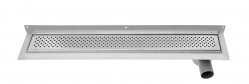 Aqualine Krokus Odtokový sprchový žlab s roštem 76cm, ke zdi