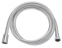 Aqualine Laser Plastová sprchová hadice 150cm hladká, chrom/bílá