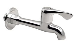 Aqualine Nástěnný kulový ventil na studenou vodu 1/2´´, dlouhý, chrom