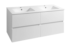Aqualine PANEDA Dvojumyvadlová skříňka 119x55x45,2cm bílá