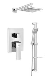 Aqualine RITMO podomítkový sprchový set s pákovou baterií, 2 výstupy, chrom - RT045