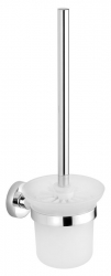 Aqualine SAMBA nástěnná WC štětka mléčné sklo