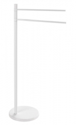 Aqualine Stojan s držákem na ručníky bílá - MM31