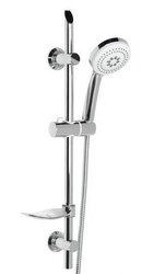Aqualine Sunra Sprchový set s mýdlenkou posuvný držák chrom