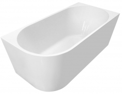 Náhled obrázku: Aqualine TIBERA R Volně stojící akrylátová vana, 140x70 cm, bílá - E1055 
