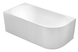 Aqualine TIBERA STRIP rohová volně stojící vana 150x75cm, bílá