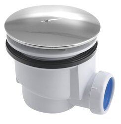 Aqualine Vaničkový sifon, průměr otvoru 90 mm, DN40, krytka ABS/chrom - PF408