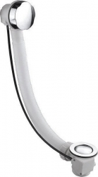 Aqualine Vanová souprava s ovládacím bovdenem, bez sifonu, mosaz/chrom