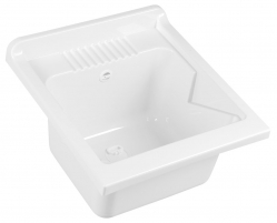 Aqualine Výlevka na skříňku 45x50cm, plast bílá - PI4550