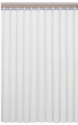 Aqualine Závěs 180x180 cm, vinyl, bílá