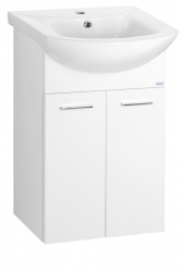 Náhled obrázku: Aqualine Zoja Skříňka pod umyvadlo na wc 42x74x25 cm bílá 