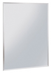 Aqualine Zrcadlo s fazetou 60x80 cm s fazetou bez úchytu