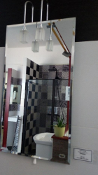 Náhled obrázku: Aqualine Zrcadlo s osvětlením 28x50cm - VÝPRODEJ 1ks 