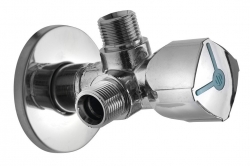 Náhled obrázku: Arco ARCO kombinovaný rohový ventil A-80 se dvěma vývody 1/2"x1/2"x1/2", anticalc - CQ4105 