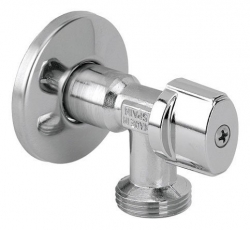 Náhled obrázku: Arco Pračkový ventil L-85 1/2'x3/4', anticalc, chrom - 728MN 