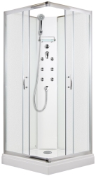 Náhled obrázku: Arttec Masážní box 87x87x210cm Smaragd New model 4 chinchila 