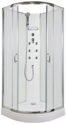Arttec Masážní sprchový box 88x88x210cm Briliant New model 4 chinchila