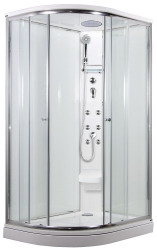 Arttec Masážní sprchový box se sedátkem 120x90x220cm Sirius model 5 clear