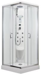 Arttec Parní masážní sprchový box 87x87x220 cm, model 9 grape, SMARAGD NEW - PAN04637