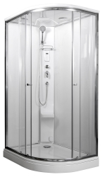 Arttec Parní sprchový box 120 x 90 cm Sirius, model 8, čiré sklo, levá vanička - PAN04648