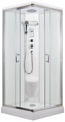 Arttec Parní sprchový box 87x87x220cm, model 8 grape, SMARAGD NEW - PAN04612