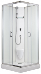 Arttec Sprchový box 87x87x210cm, model 2 grape, SMARAGD NEW - PAN04606