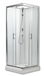 Arttec Sprchový box čtverec 77x77 cm Smaragd New 80 - model 1 clear