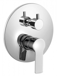 Bruckner Baron Podomítková baterie 2 výstupy, chrom