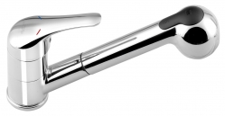 Bruckner Hoffer Stojánková dřezová baterie se sprchou chrom