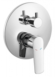 Bruckner Schmitz Podomítková baterie 2 výstupy chrom