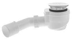 Bruckner Vaničkový sifon, průměr otvoru 50 mm, DN40, krytka leštěný nerez